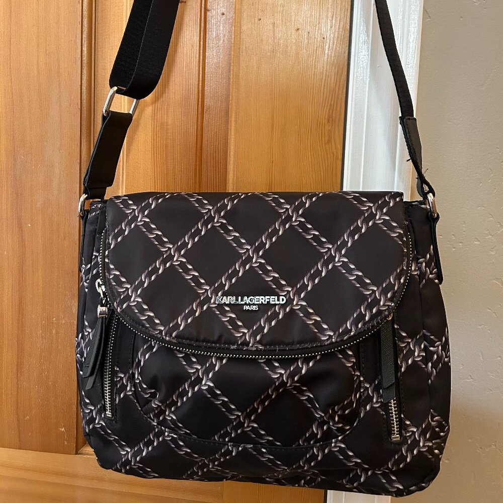 Karl Lagerfeld Crossbody Bag w/adjustable strap